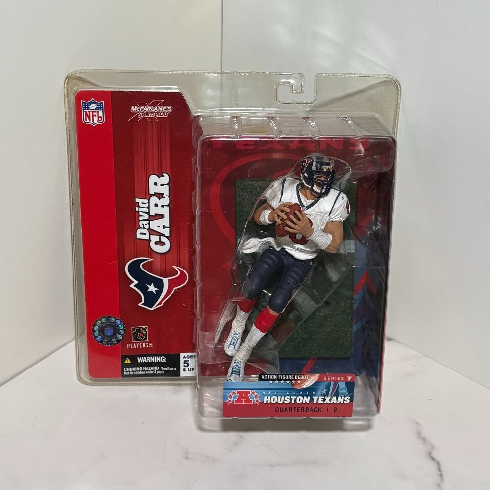 David Carr Houston Texans McFarlane SportsPicks Series 7 Action Figure – NIB